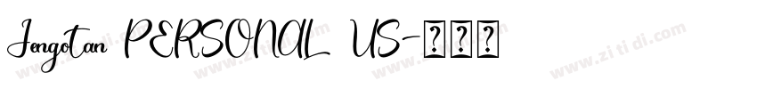 Jengotan PERSONAL US字体转换 Jengotan PERSONAL US字体转换